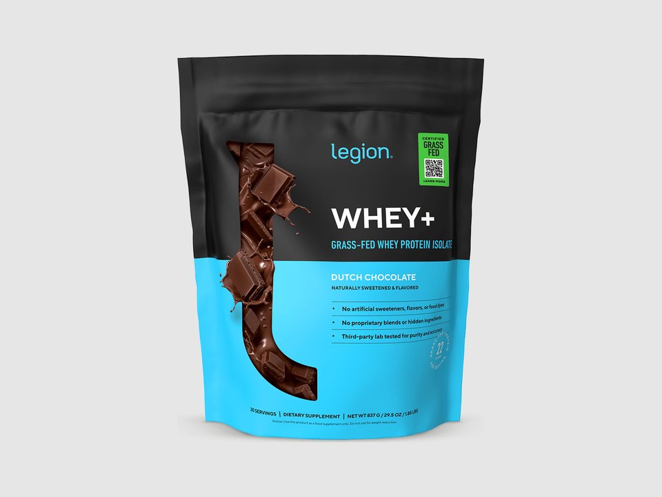Legion Whey+ Grass-Fed Whey Protein Isolate — product image