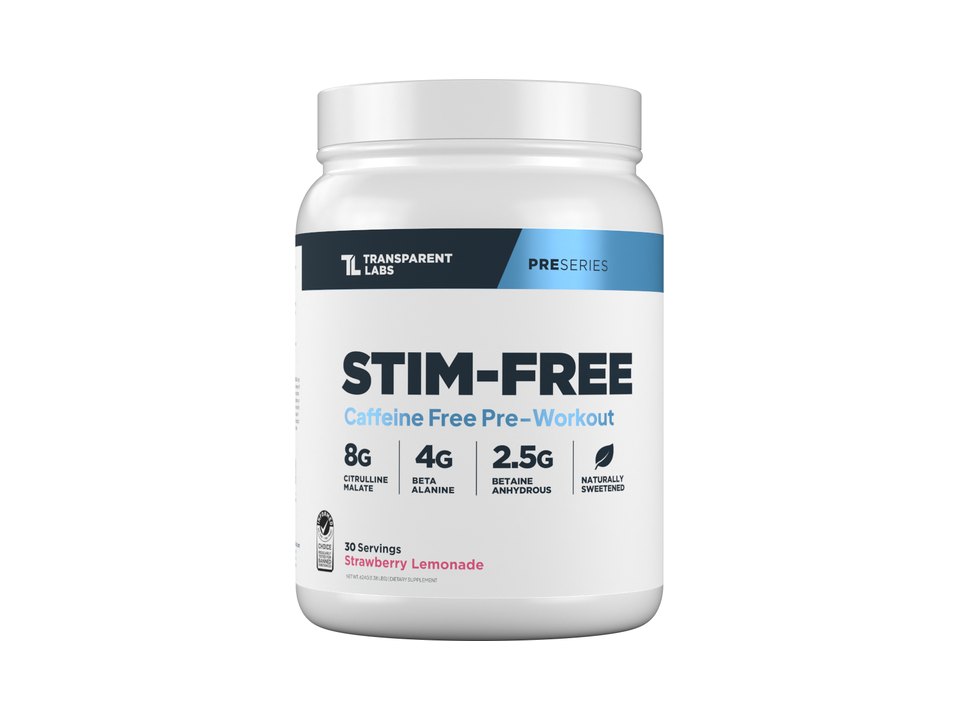 Transparent Labs Stim-Free — product image